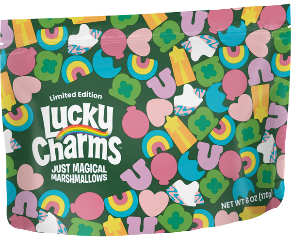 Package of Lucky Charms "Just Magical Marshmallows"